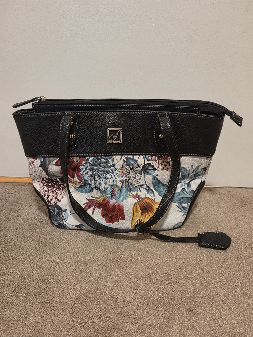 Stone Mountain Floral Tote Bag
